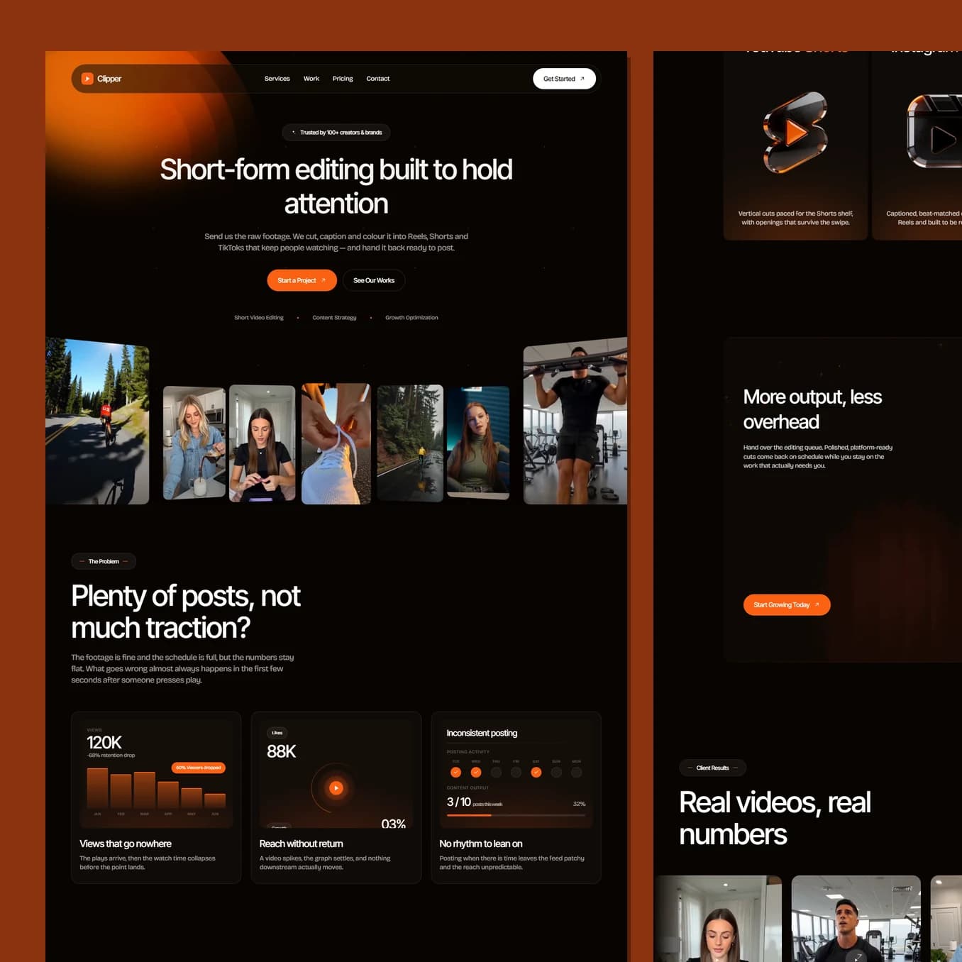 Clipper — Studio · Short-form video editing
